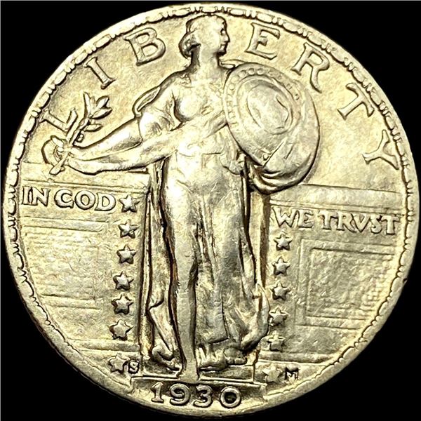 1930-S Silver Standing Liberty Quarter CLOSELY UNCIRCULATED