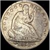 Image 1 : 1853 Arrows/Rays Seated Liberty Half Dollar LIGHTLY CIRCULATED