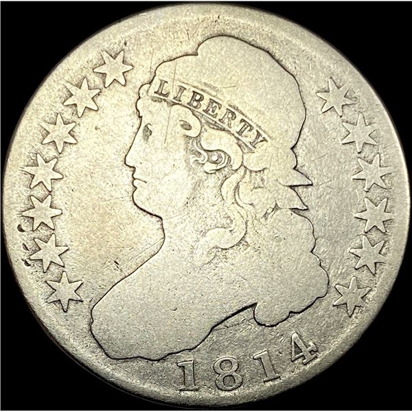 1814 Capped Bust Half Dollar NICELY CIRCULATED