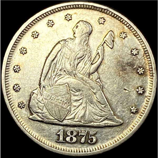 1875-S Silver Twenty Cents CLOSELY UNCIRCULATED