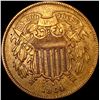 Image 1 : 1864 Two-Cent Piece NEARLY UNCIRCULATED