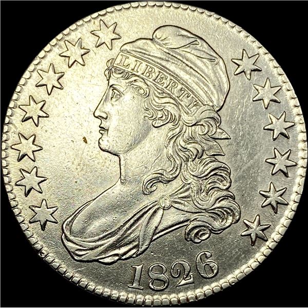 1826 Capped Bust Half Dollar CLOSELY UNCIRCULATED