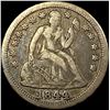Image 1 : 1844 Seated Liberty Dime LIGHTLY CIRCULATED