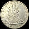 Image 1 : 1874 Silver Half Dollar (Seated Liberty) NEARLY UNCIRCULATED