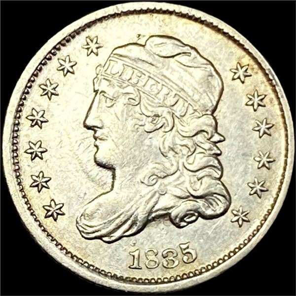 1835 Capped Bust Half Dime CLOSELY UNCIRCULATED