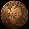Image 1 : 1797 Draped Bust Large Cent NICELY CIRCULATED