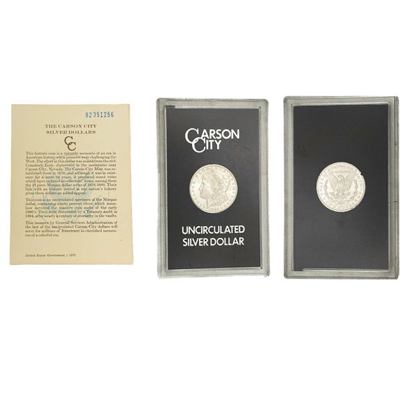 1882-CC Morgan Silver Dollar GSA