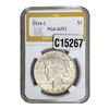 1934-S Silver Peace Dollar PGA AU53