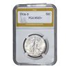 1936-D Walking Liberty Half Dollar PGA MS65+