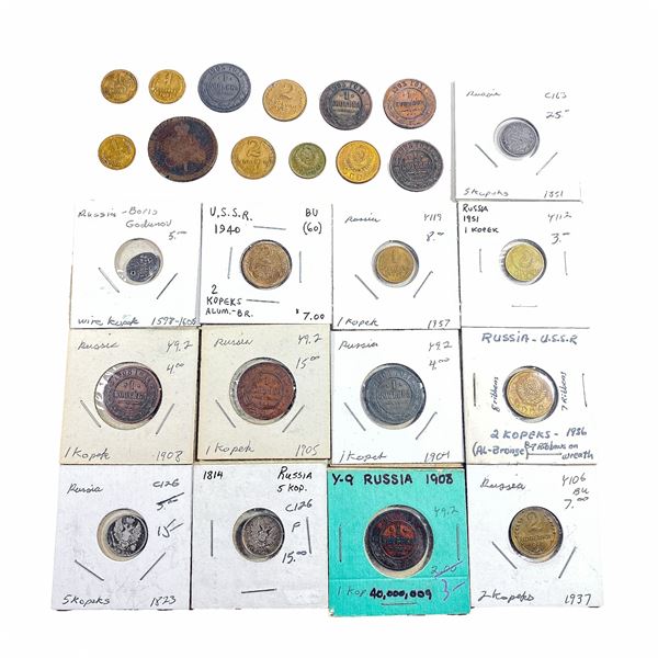 Various Dates Mixed Russian Type Coins HIGH GRADE