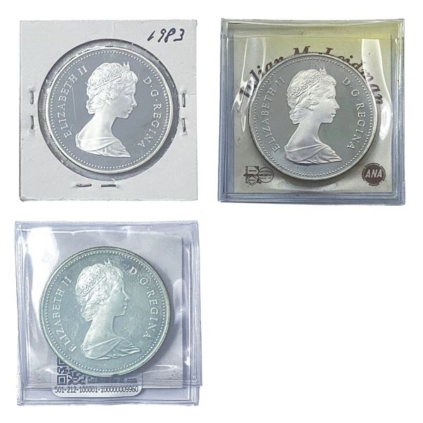 Various Dates Canada Silver Dollar MS