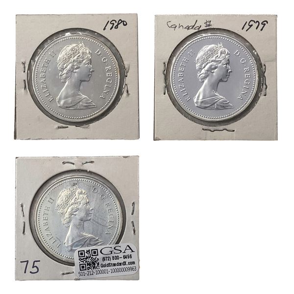 Various Dates Canada Silver Dollar MS