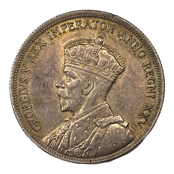 1735 Canada Silver Dollar George V AU+