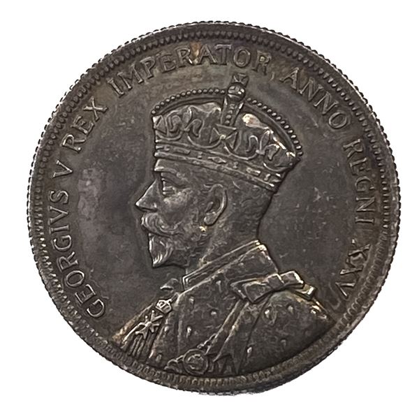 1935 Canada Silver Dollar George V AU+