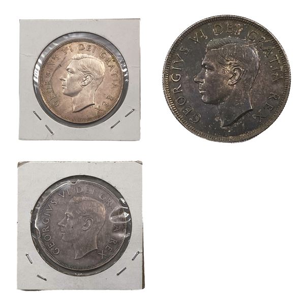 1949 Canada Silver Dollar George VI XF