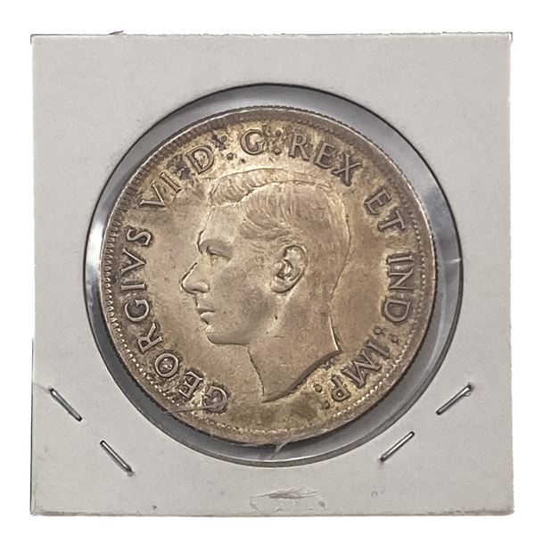 1937 Canada Silver Dollar George VI MS