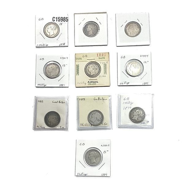 Various Dates Various Silver Coins VF