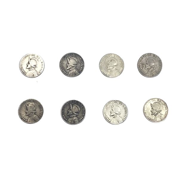 Various Dates Silver Peru 1/4 Balboa XF