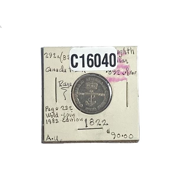 1822 Silver Token Trade Canada MS