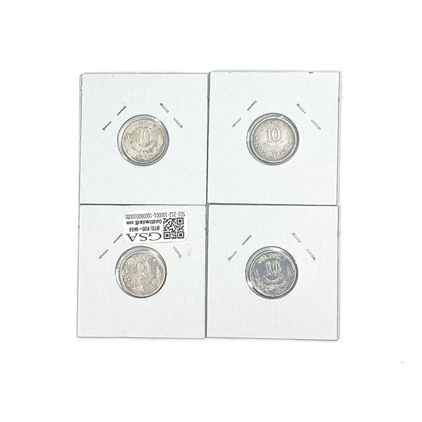 Various Dates Silver Mexico 10 centavos HIGH GRADE