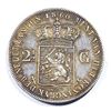 Image 2 : 1860 Silver Netherlands 2 1/2 Gulden XF