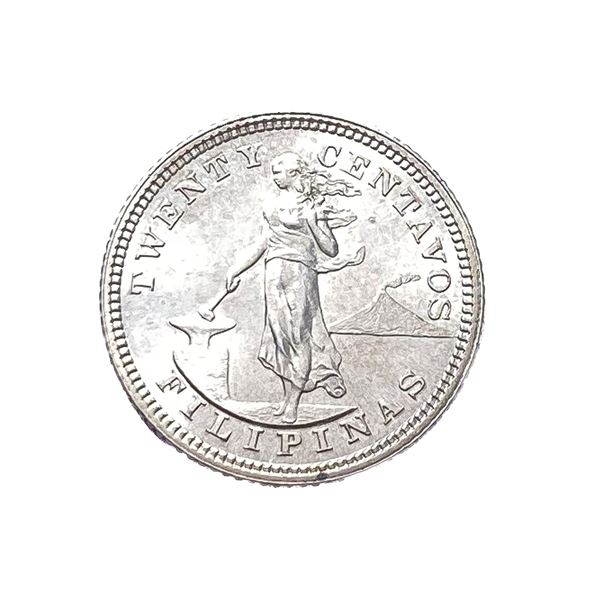 1904 Silver Philippines 20C MS