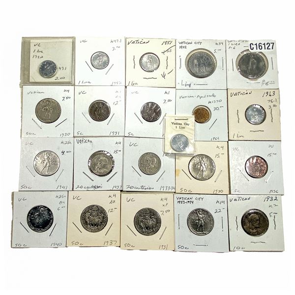Various Dates Papal States Vodican City Type Coins HIGH GRADE