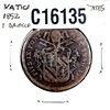 1852-R Papal States 1 Baiocchi VF