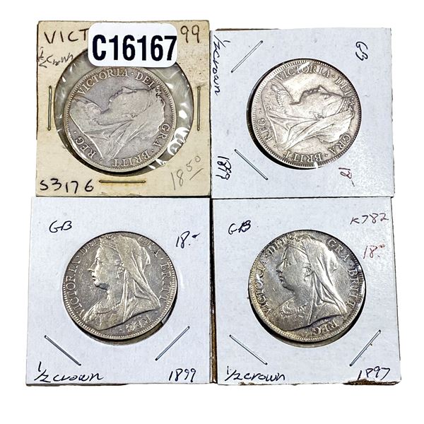 Various Dates Various Silver Coins VF