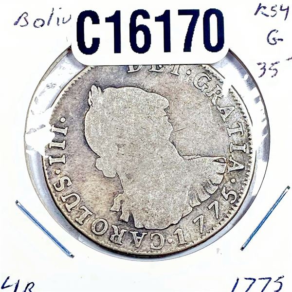 1775 Silver 4R VF