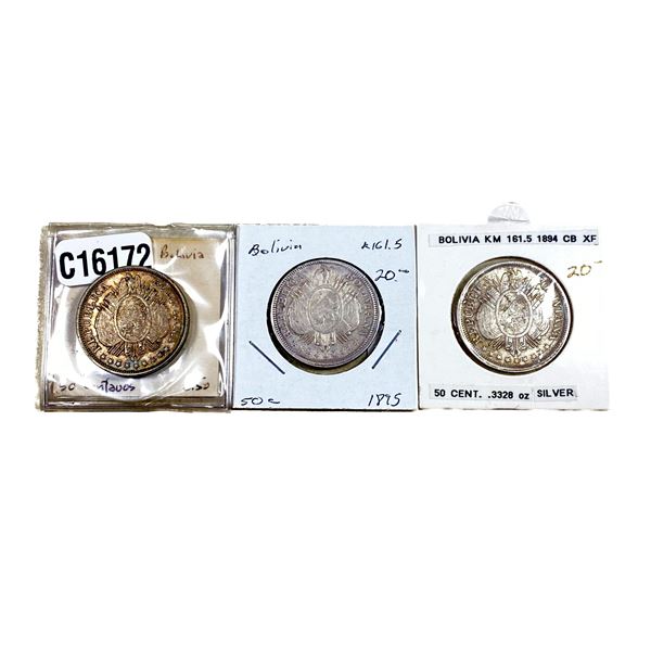 Various Dates Various Silver Coins VF