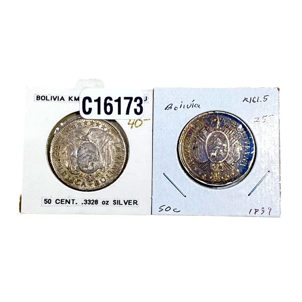 Various Dates Various Silver Coins XF