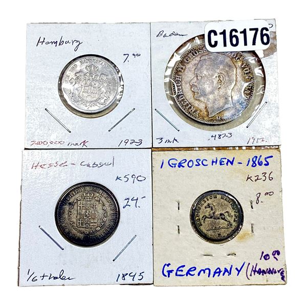 Various Dates Various Silver Coins VF
