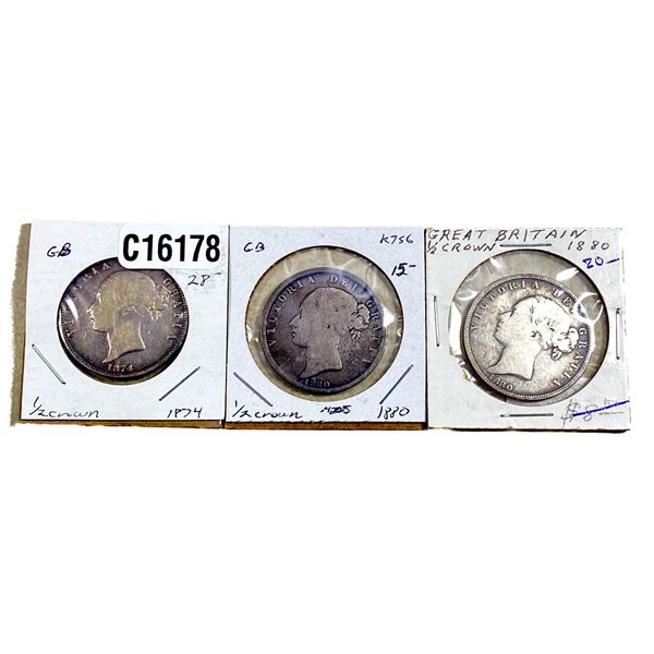 Various Dates Various Silver Coins VF