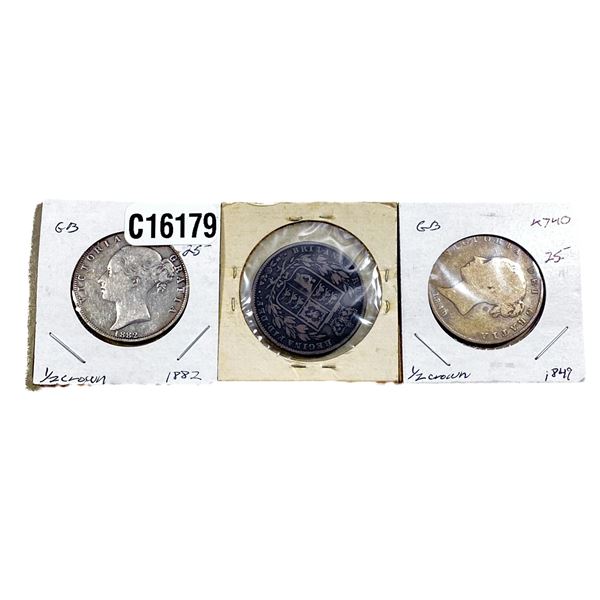 Various Dates Various Silver Coins VF