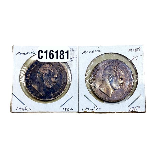 Various Dates Various Silver Coins VF