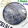 1674 E Silver Bolivia 8 Reales VF