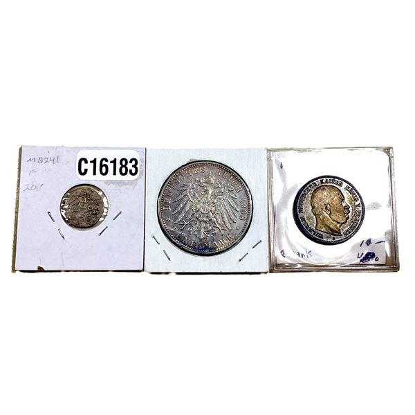 Various Dates Various Silver Coins VF