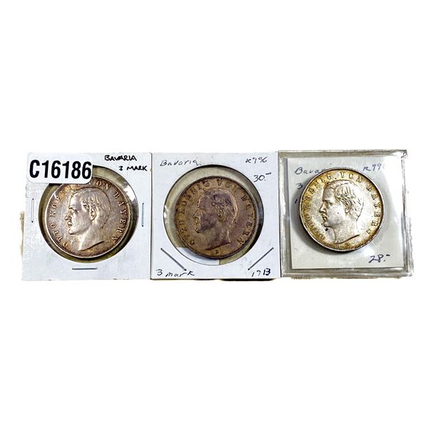 Various Dates Various Silver Coins XF