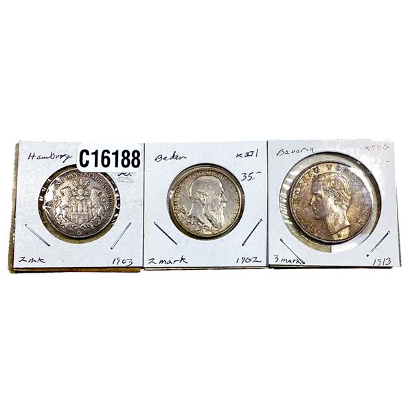 Various Dates Various Silver Coins VF