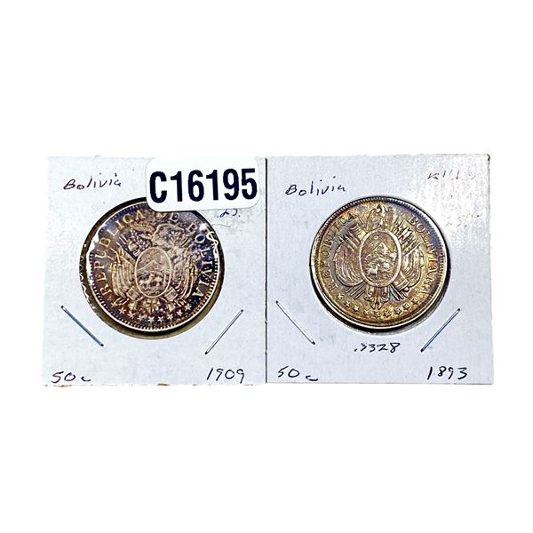 Various Dates Various Silver Coins XF