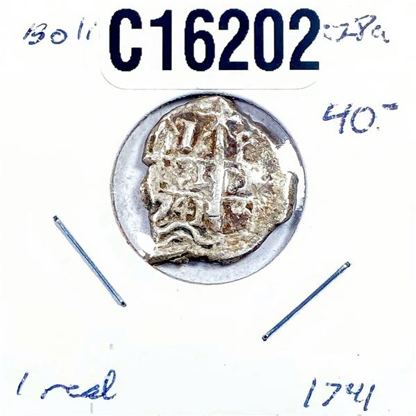 1741 Silver Bolivia 1R VF