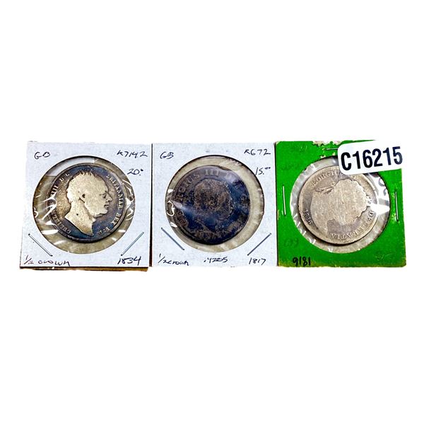 Various Dates Various Silver Coins Fine