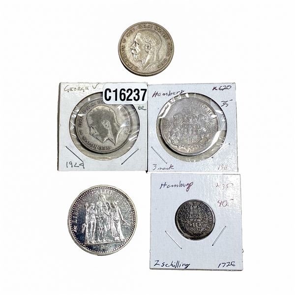 Various Dates Various Silver Coins XF