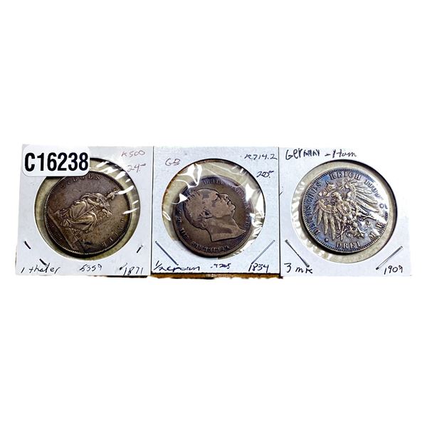 Various Dates Various Silver Coins XF