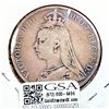 Image 2 : 1890 Silver GB 1 Crown VF