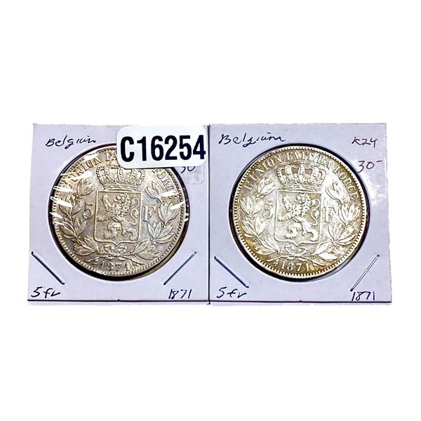 Various Dates Various Silver Coins VF