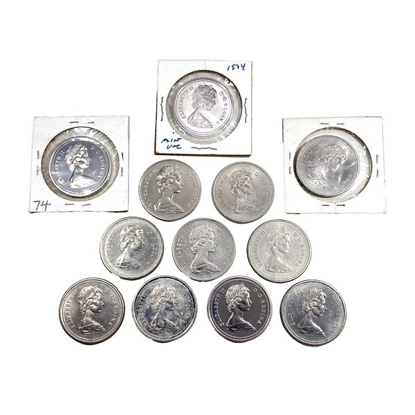 Various Dates Canada Modern Dollars MS