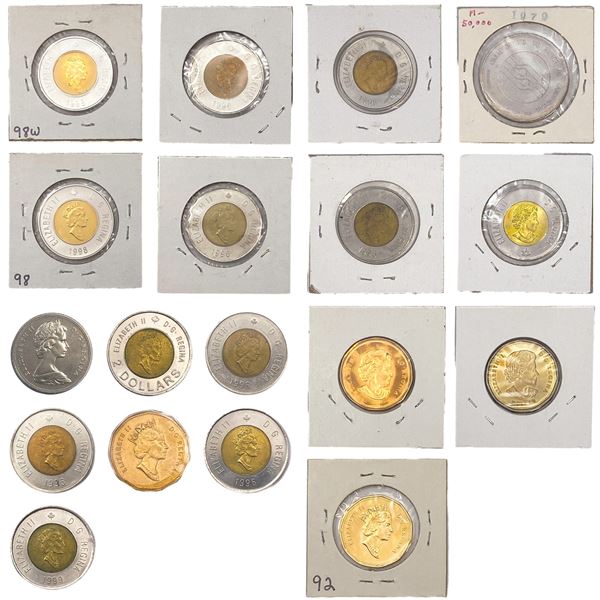 Various Dates Canada Modern Dollars MS