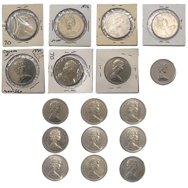 Various Dates Canada Modern Dollars MS